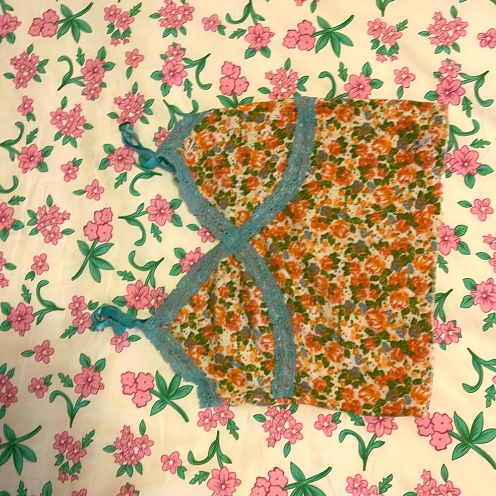 Floral crop top